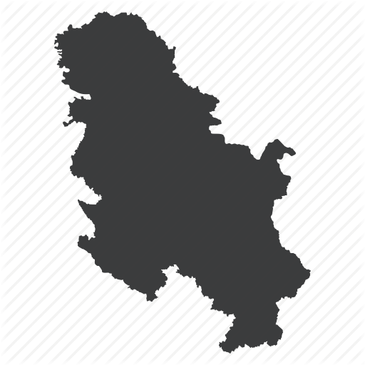 Country, European, Location, Map, Navigation, Serbia, Serbian Icon