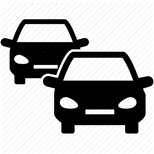 Auto, Automobile, Cars, Line Up, Lineup, Parking, Rent, Series Icon