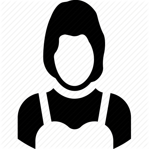 Female, Housewife, Lady, Servant, Woman Icon