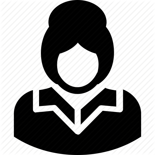 Girl, Lady, Miss, Servant, Worker Icon