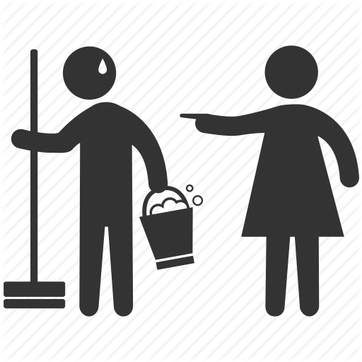 Cleaner, Command, Husband, Marriage, Mate, Washing, Wife Icon