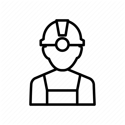 Construction Worker, Engineer, Labour, Worker Icon