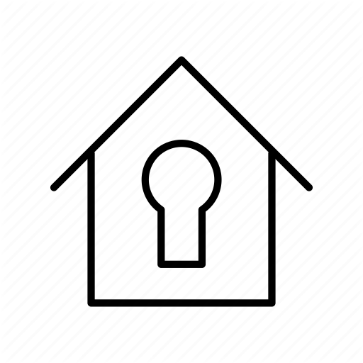 Home, Lock, Protection, Security Icon
