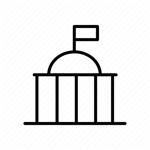 Bank, Building, Circus, Government Icon