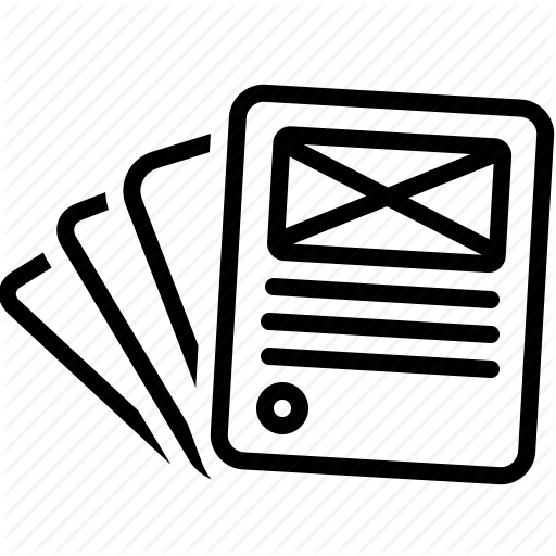 Brochure, Catalog, Catalogue Icon