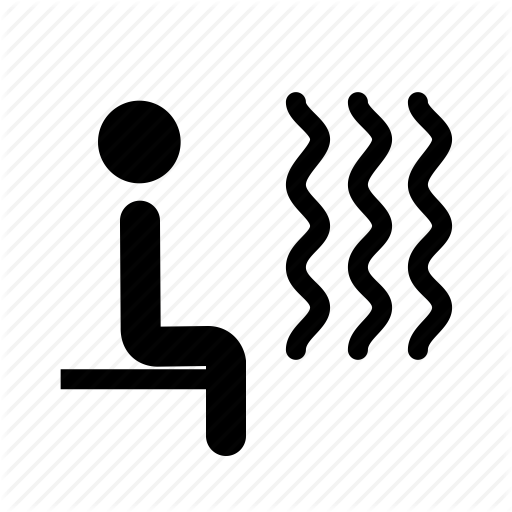 Heater, Hot, Infra Red, Sauna, Seat, Service Icon