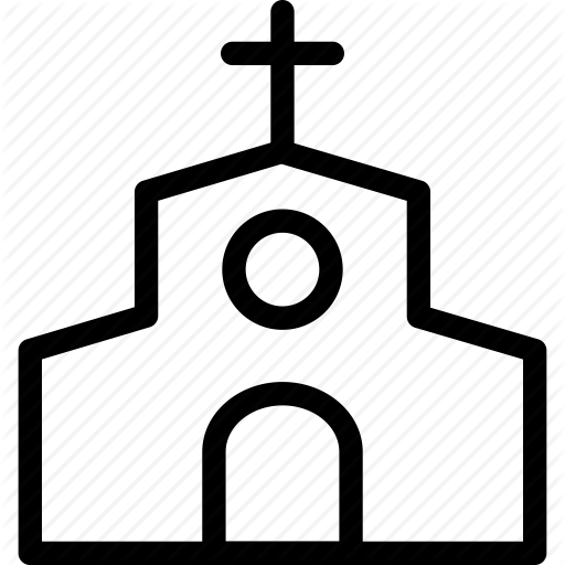 Building, Christian, Church, Religious, Services Icon