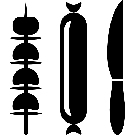 Street Food Variants Icons Free Download