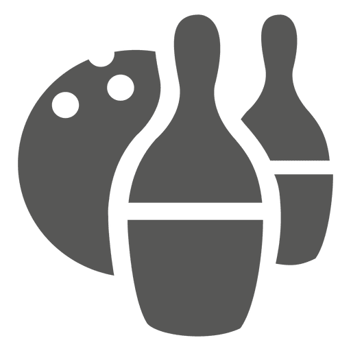Bowling Balls Set Icon Silhouette