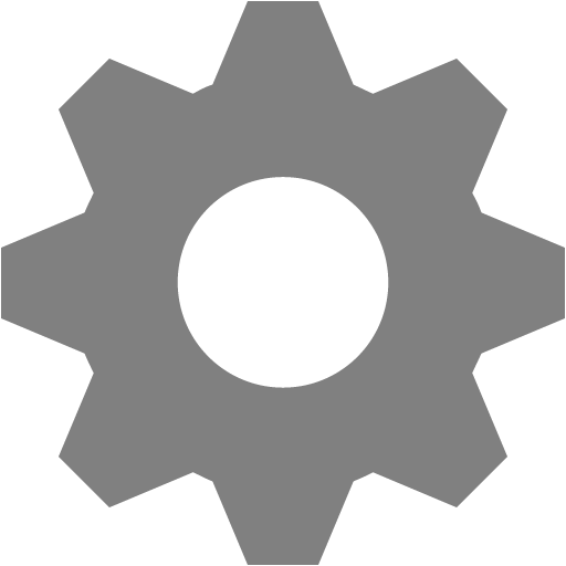 Gray Cog Icon