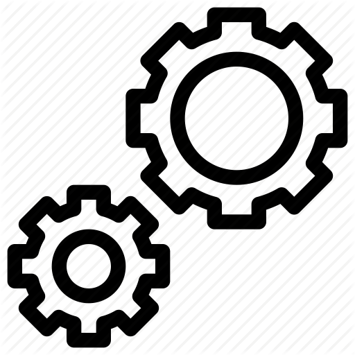 Configuration, Gears, Options, Repair, Settings, Setup, System Icon