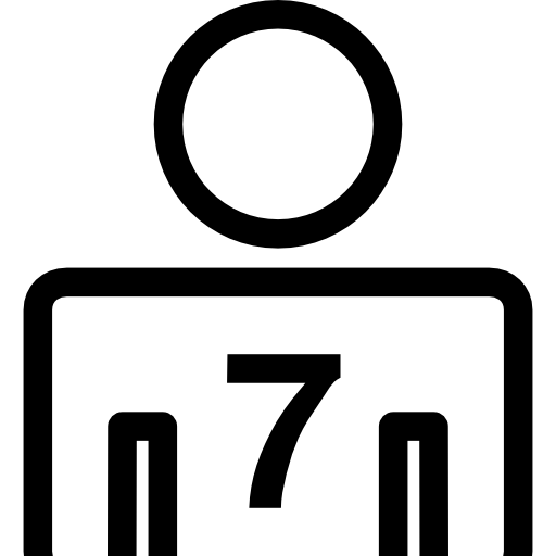 Person Number Or Seven Persons Icons Free Download