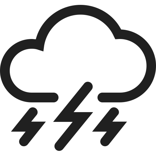 Severe Thunderstorm, Cloud, Weather Icon With Png And Vector