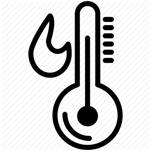 Cool, Count, Heat, Measure, Signal, Temperature, Thermometer Icon