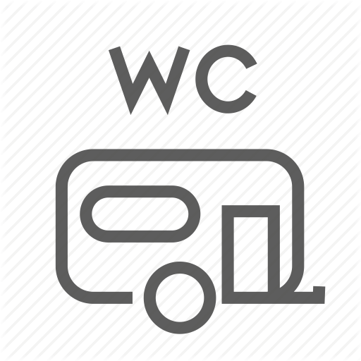 Bathroom, Disposal, Sewer, Toilet, Trailer, Water Closet, Wc Icon