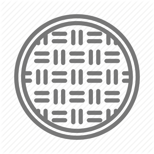 Cover, Drain, Manhole, Metal, Street Icon