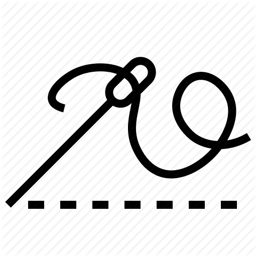 Hand, Handicraft, Needle, Sewing, Stitch Icon