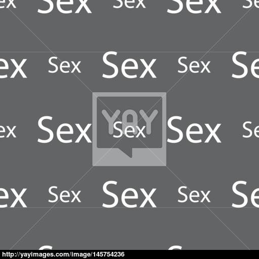 Safe Love Sign Icon Safe Sex Symbol Seamless Pattern On A Gray