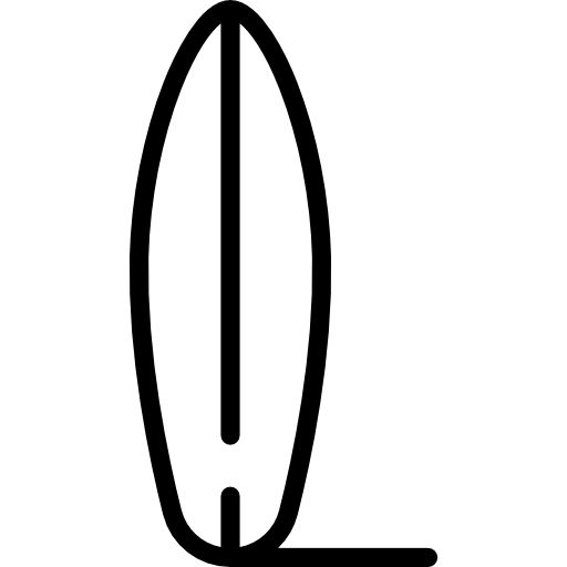 Surfboard With Shadow