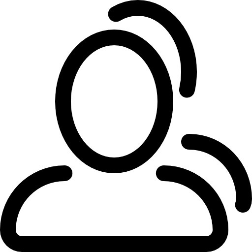 User Outline With Shadow Icons Free Download