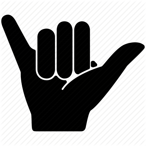 Australia, Casual, Friendship, Hand, Shaka, Sign Icon