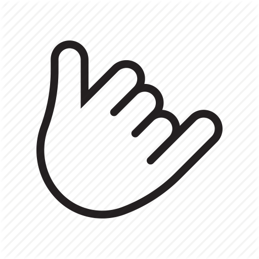 Call, Call Me, Hang Loose, Hawaii, Pinky, Shaka, Thumb Icon