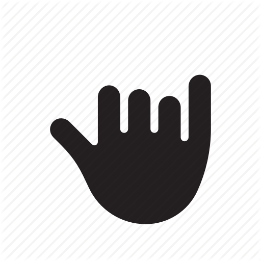 Good Luck, Hand, Hand Icon, Hang Loose, Pinky, Shaka Icon