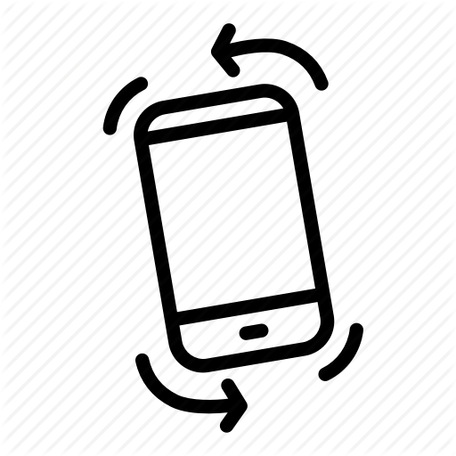 Arrow, Mobile, Phone, Rotate, Shake, Shakering Icon