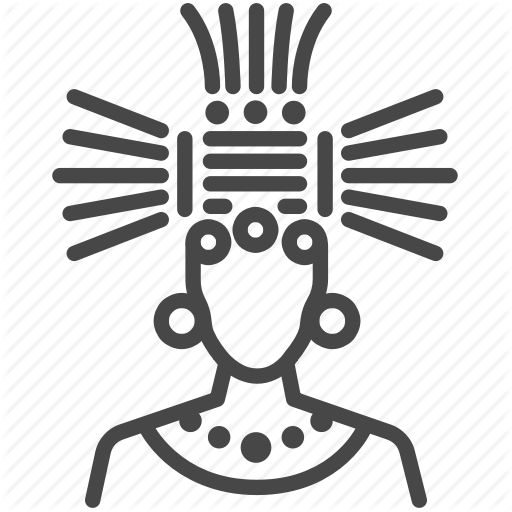 Ancient, Aztec, Leader, Maya, Mayan, Shaman, Tribe Icon