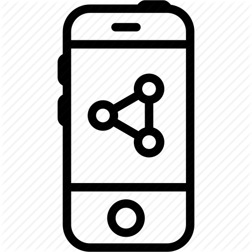 Call, Communication, Device, Iphone, Mobile, Share, Smartphone Icon