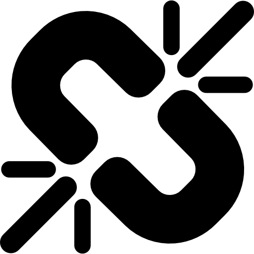 Broken Link Icon Basicons Freepik