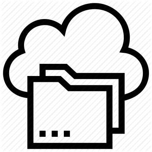 Cloud, Cloud Storage, Folder, Shared Folder Icon Icon