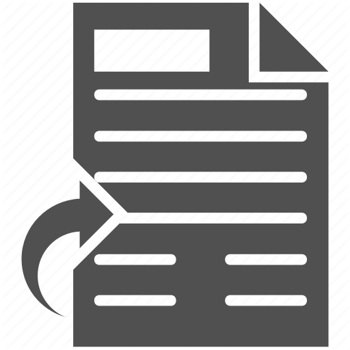 Document, Forward File, Share File, Sheet, Text Doc Icon