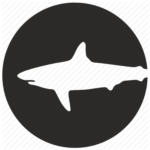 Danger, Ocean, Round, Sea, Shark Icon