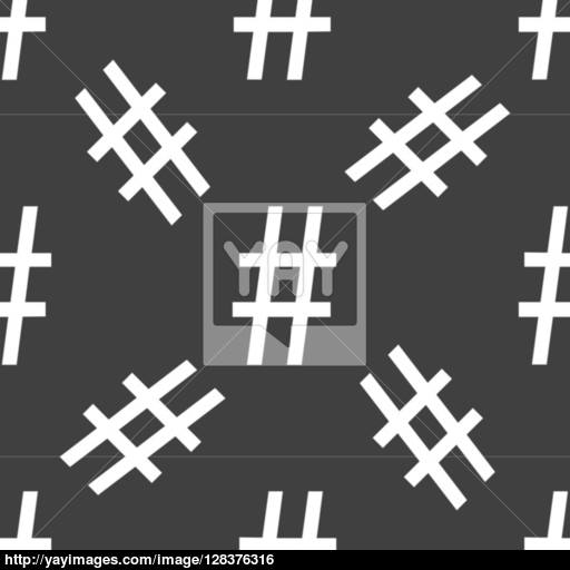 Sharp Web Icon Flat Design Seamless Pattern Vector