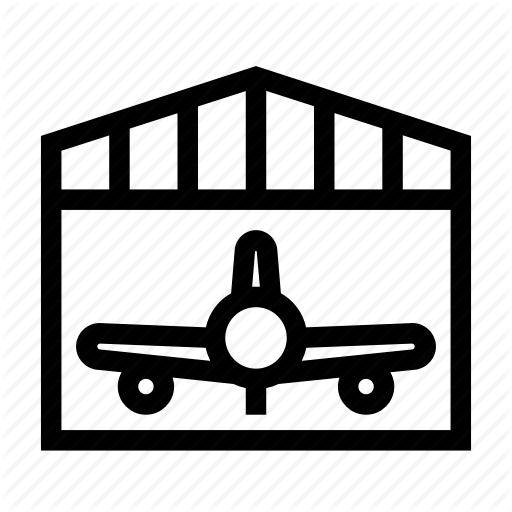 Aircraft, Hangar, Shed Icon