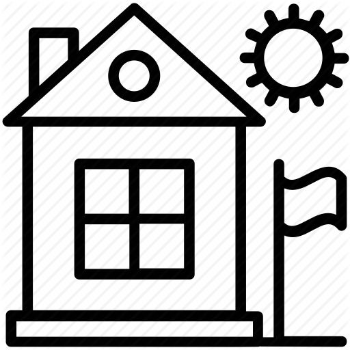 Cottage, Home, Rural House, Shack, Shed Icon