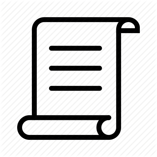 Document, Paper, Script, Scroll, Sheet Icon