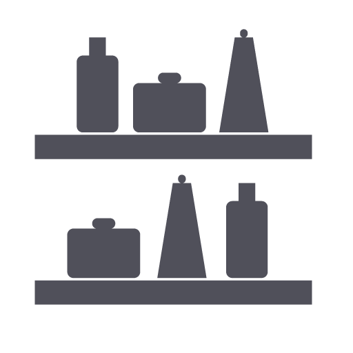 Showcase, Shelf, Products, Catalog Icon