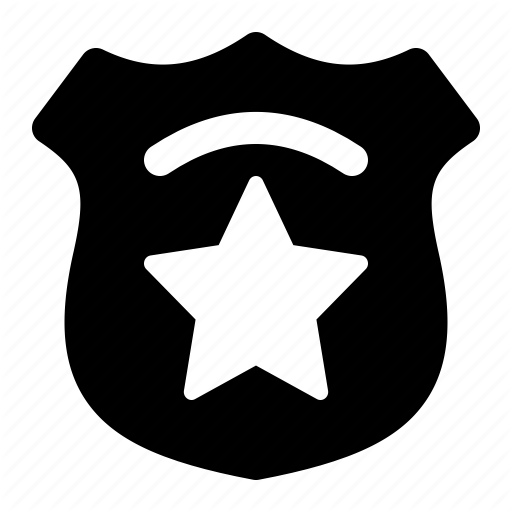 Badge, Officer, Police, Security, Sheriff Icon