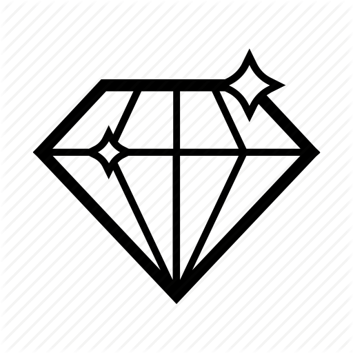 Clean, Code, Diamond, Excellency, Quality, Shiny Icon