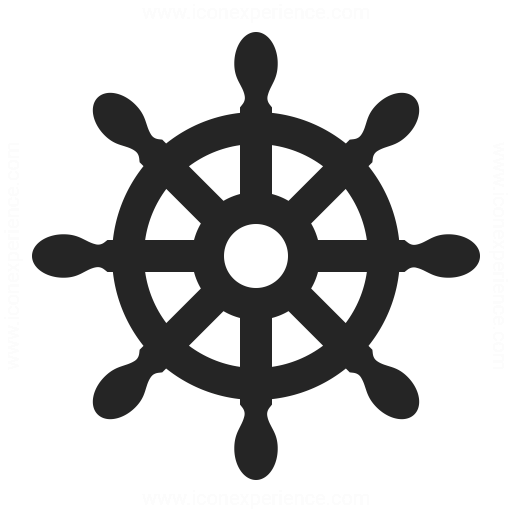 Ships Wheel Icon Iconexperience