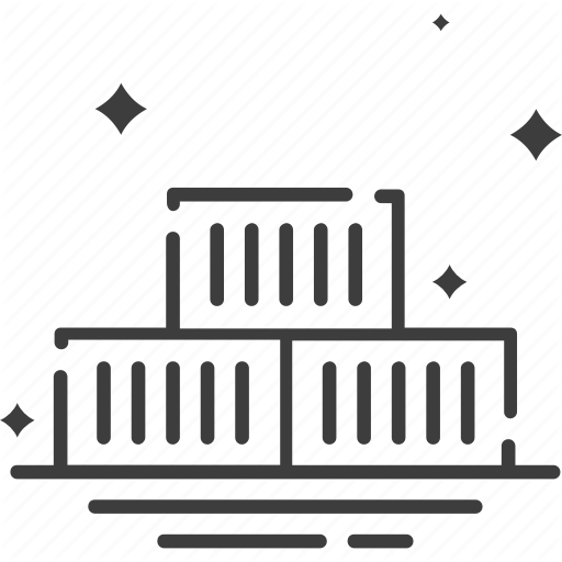 Cargo Containers, Freight Container, Logistics Delivery, Shipment