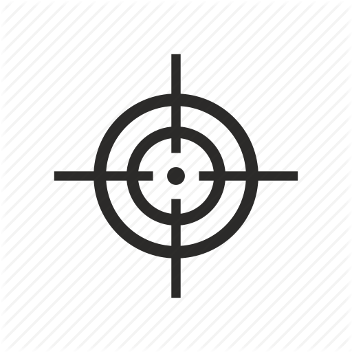 Shoot, Shooting, Sniper, Target Icon