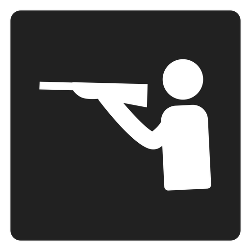Shooting Sport Square Icon