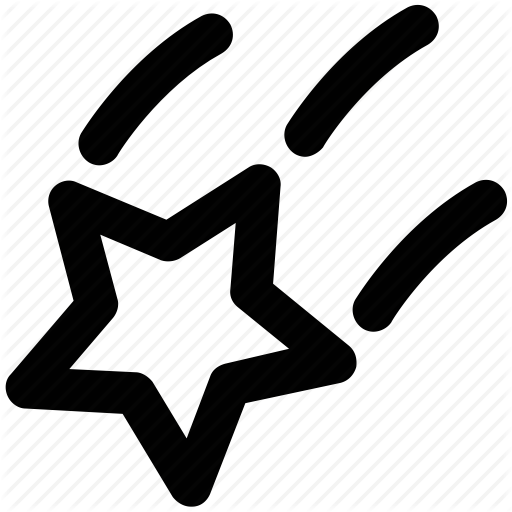 Astronomy, Falling Star, Night, Shooting Star, Sky, Space, Star Icon