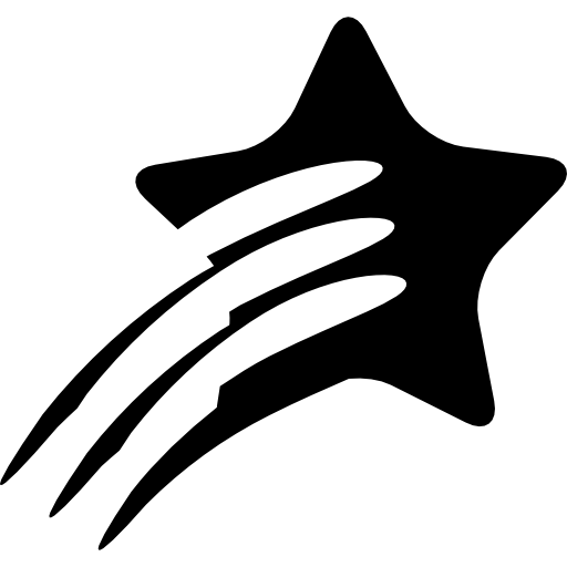 Christmas Shooting Star Icons Free Download