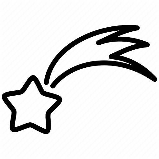 Falling, Meteor, Shooting, Star Icon
