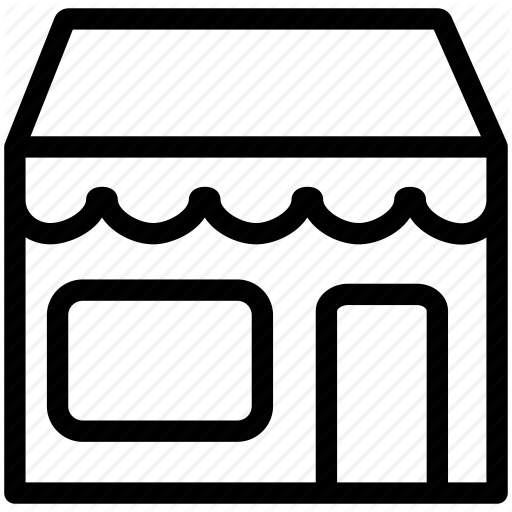 Boutique, Building, Cafe, Market, Outlet, Shop, Store Icon