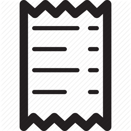 Coupon, Items, Paper, Price, Receipt, Shopping Icon